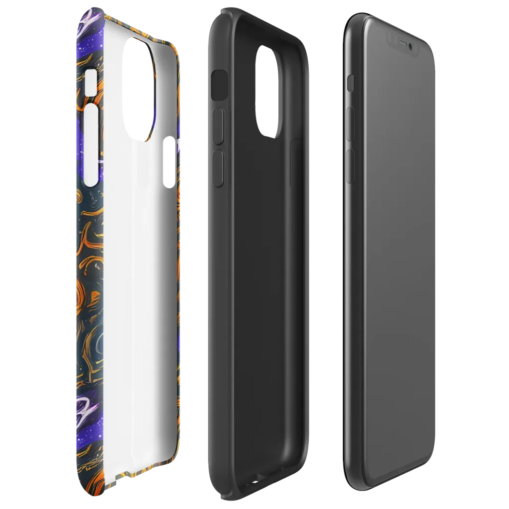 Orbiting Ember on Tough Case for iPhone® — Right