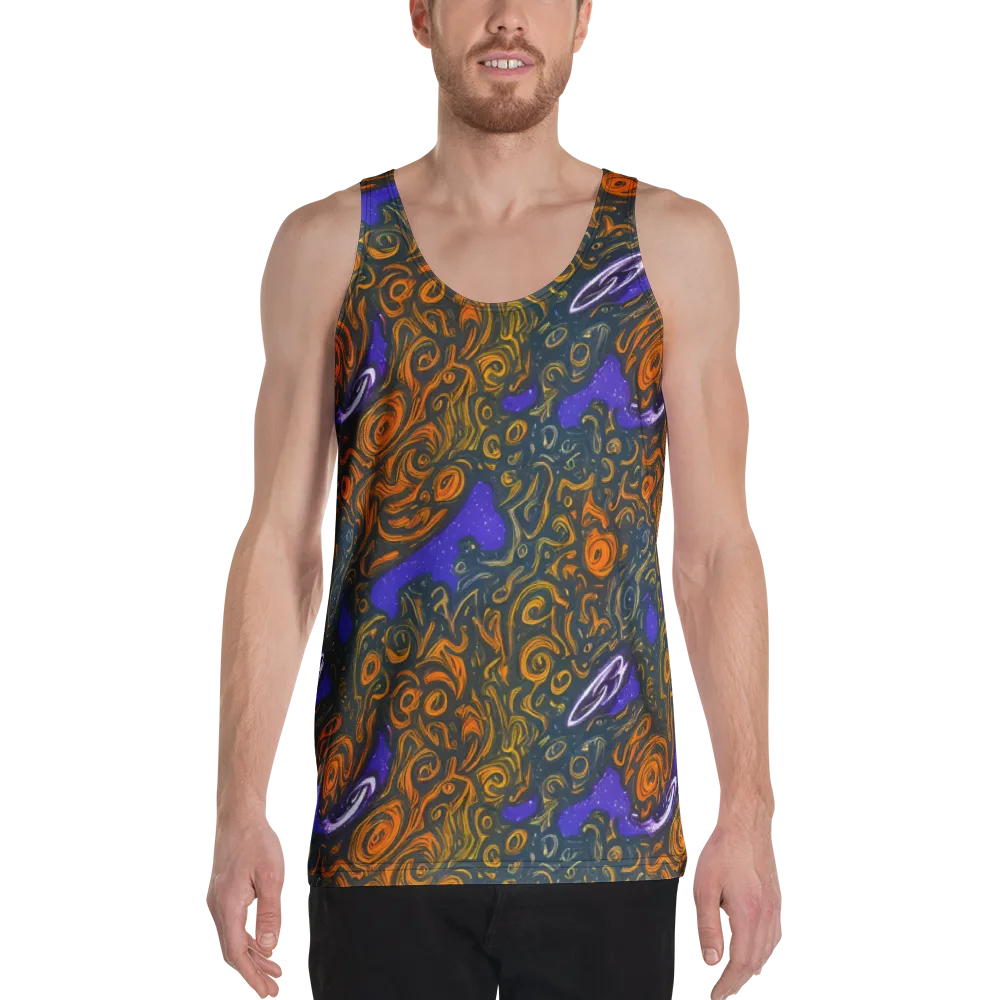 Orbiting Ember on Men's Tank Top — Front