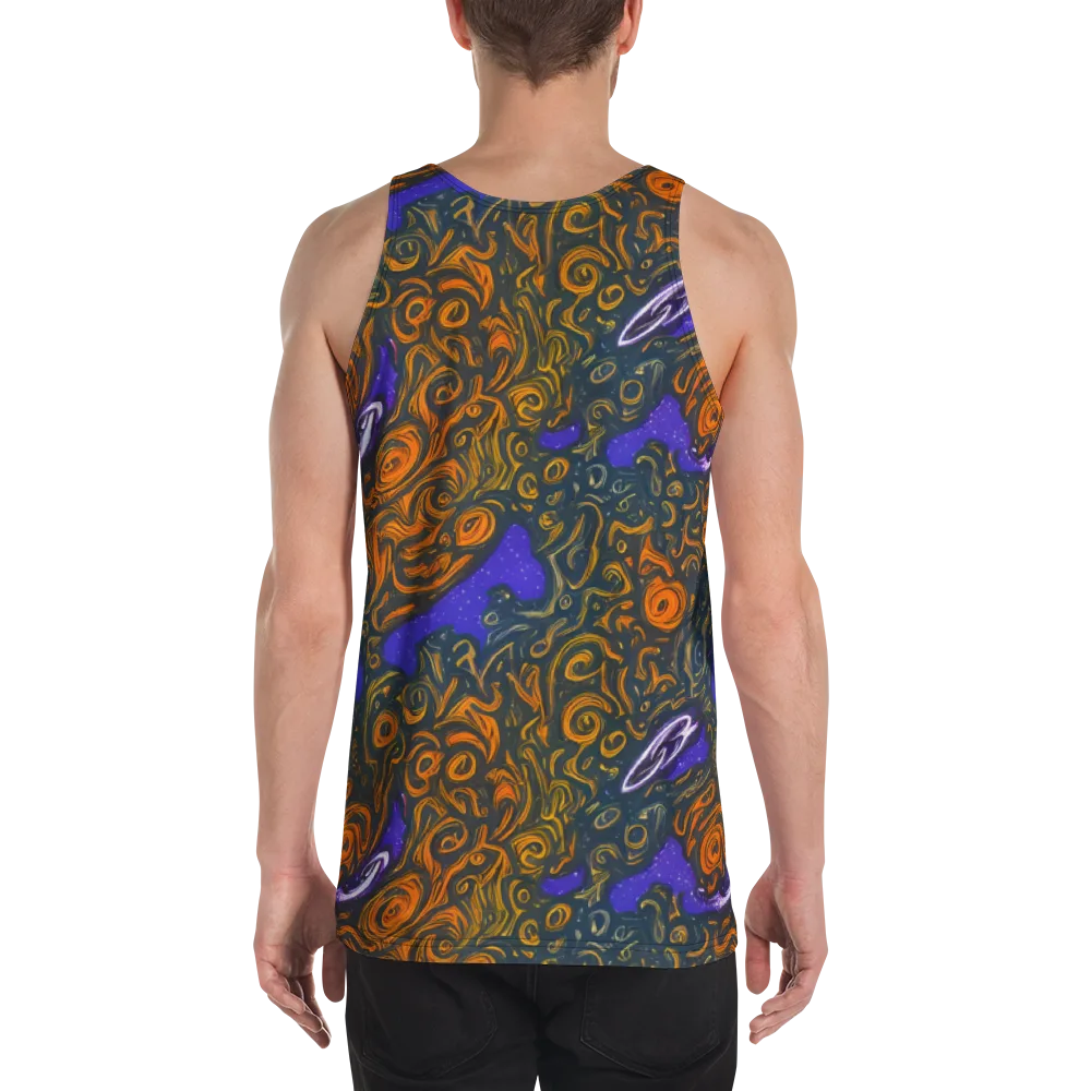 Orbiting Ember on Men's Tank Top — Back