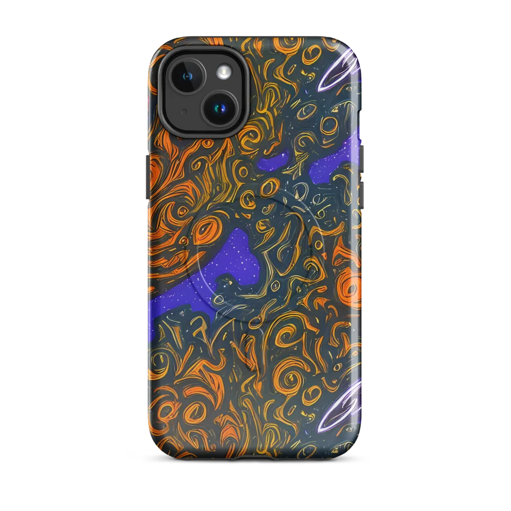 Orbiting Ember on MagSafe Tough Case for iPhone® — Front