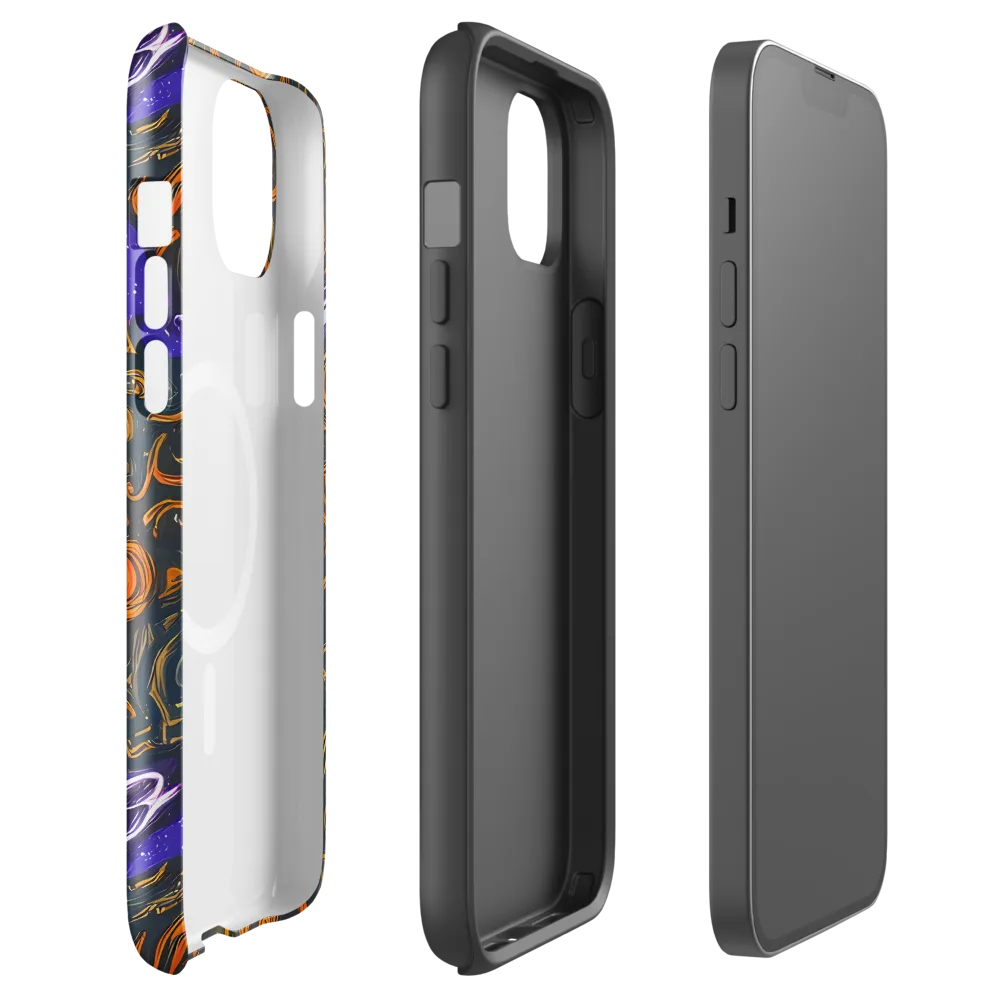 Orbiting Ember on MagSafe Tough Case for iPhone® — Front