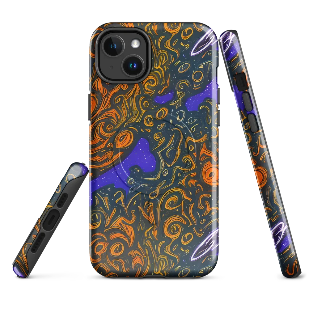 Orbiting Ember on MagSafe Tough Case for iPhone® — Front
