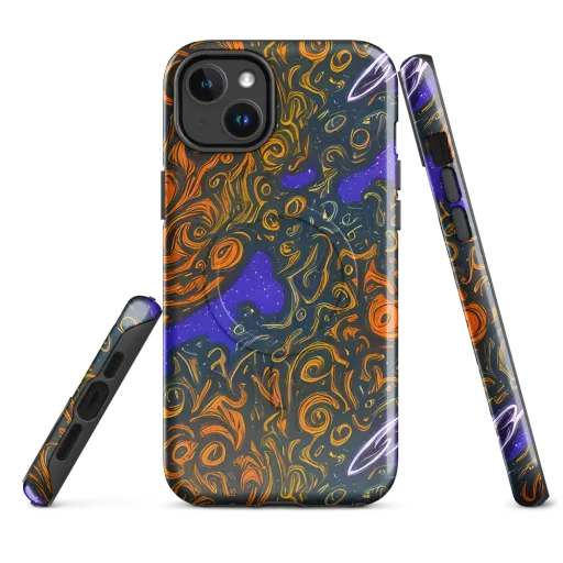 Orbiting Ember on a MagSafe Tough Case for iPhone®