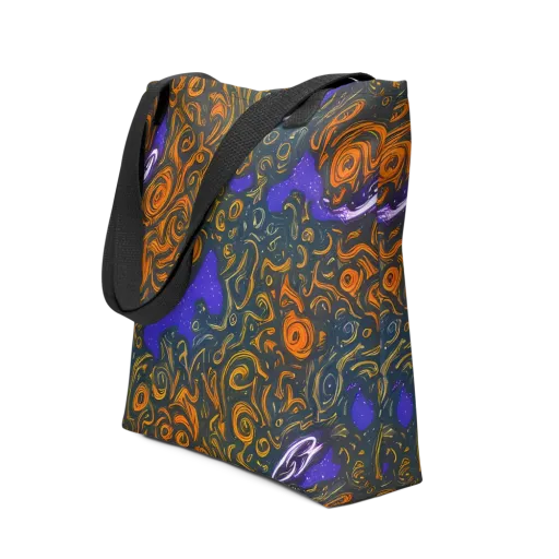 Orbiting Ember on a Tote Bag