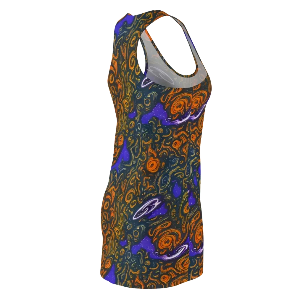 Orbiting Ember on Racerback Dress — Back Side