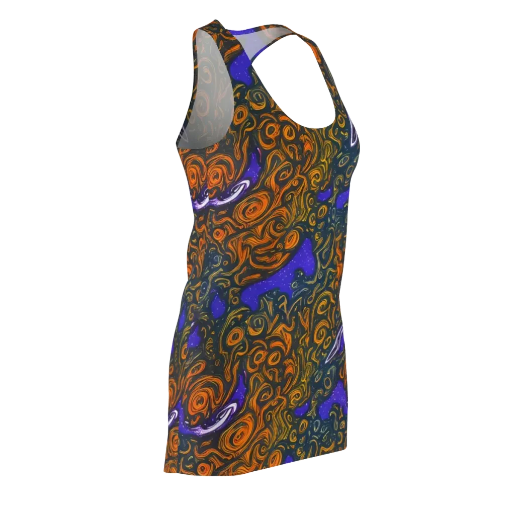Orbiting Ember on Racerback Dress — Front Side