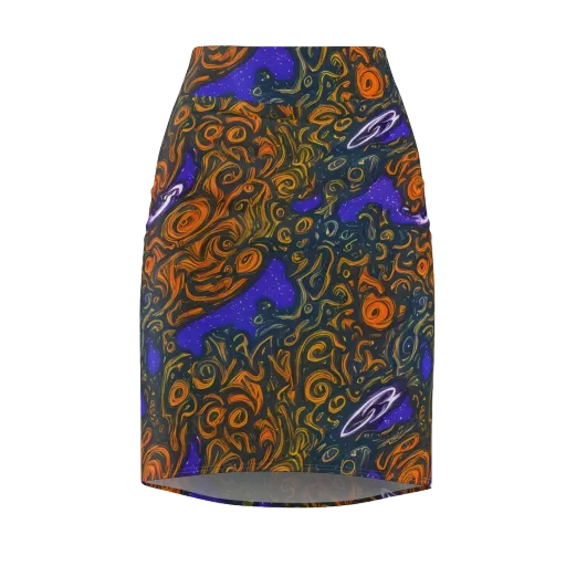 Orbiting Ember on a Pencil Skirt