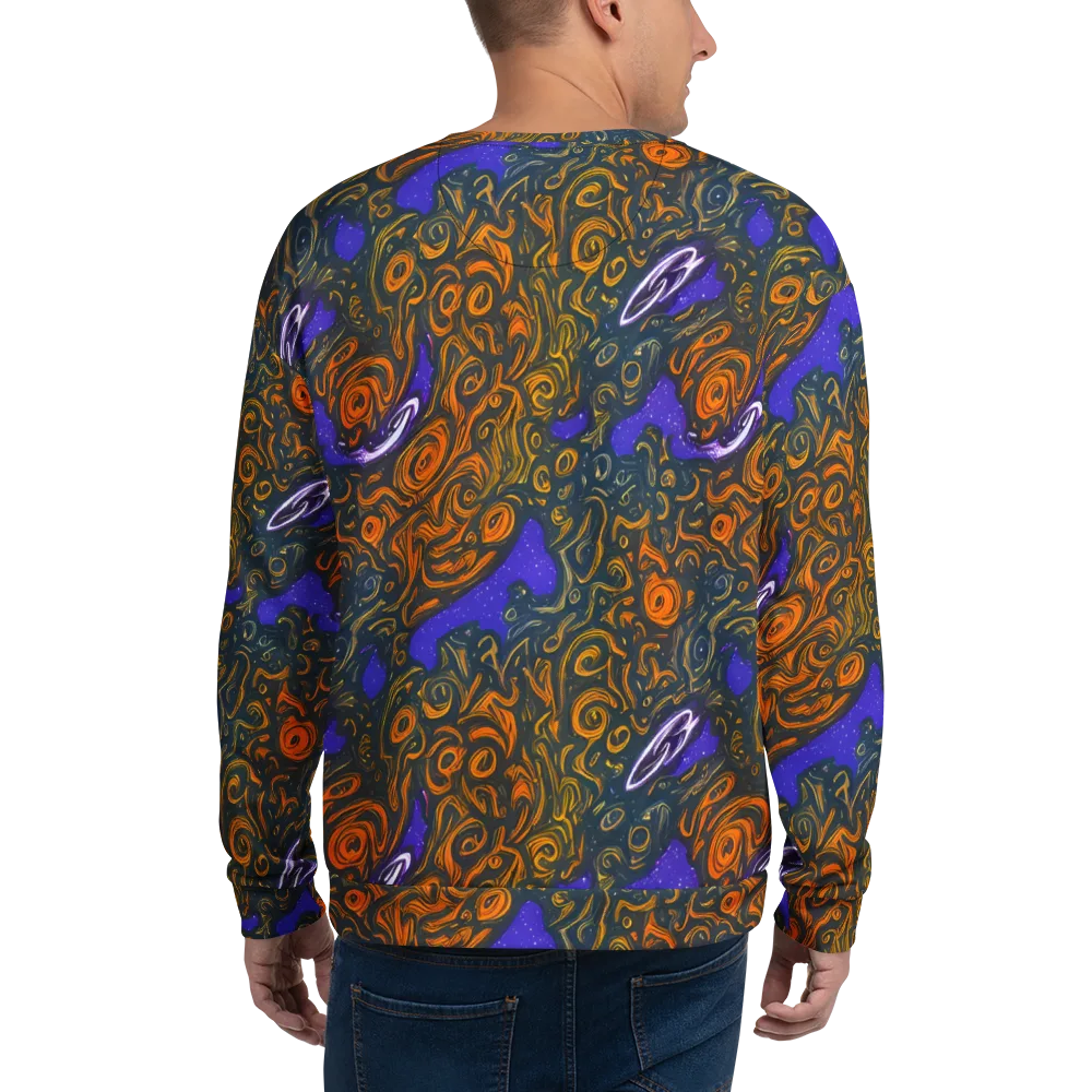 Orbiting Ember on Sweatshirt — Back