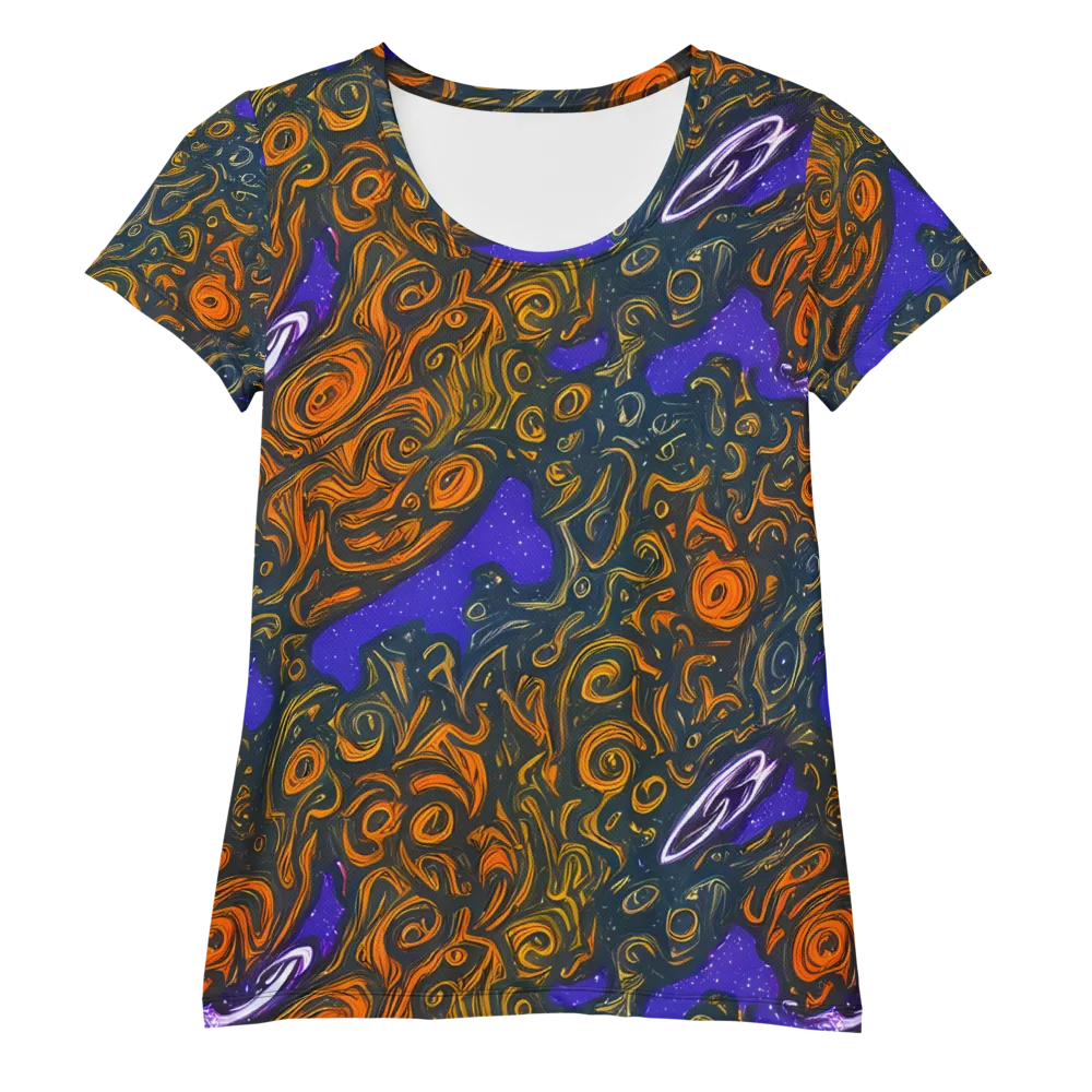 Orbiting Ember on Women's Athletic T-Shirt — Front