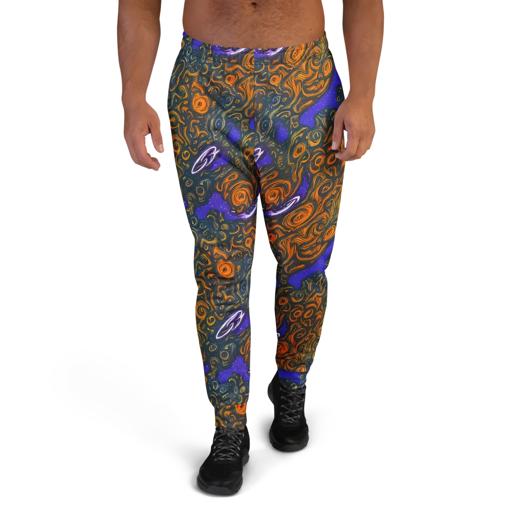 Orbiting Ember on Men's Joggers — Front