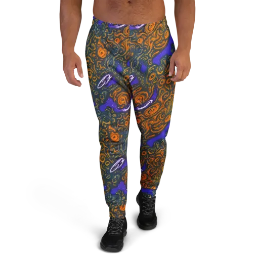 Orbiting Ember on a Men's Joggers