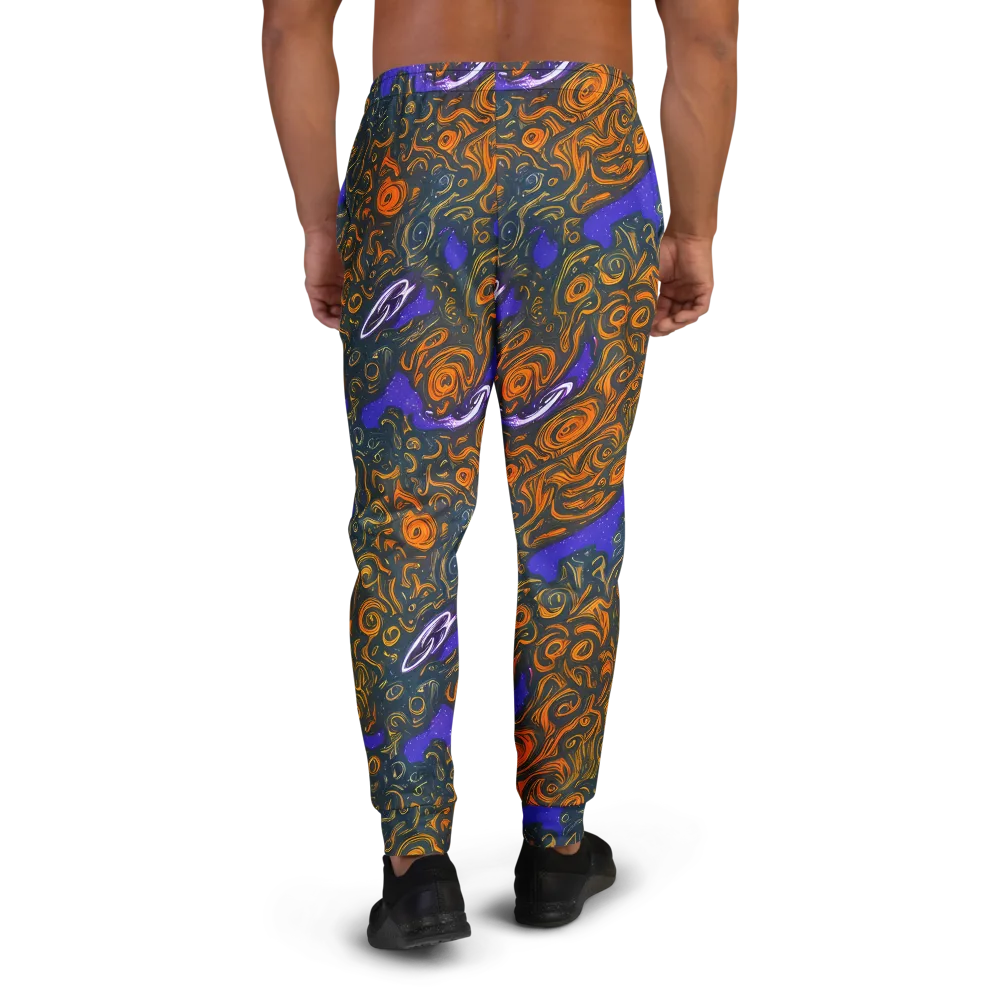 Orbiting Ember on Men's Joggers — Back
