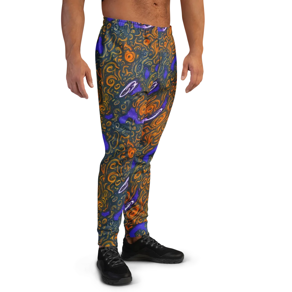 Orbiting Ember on Men's Joggers — Right