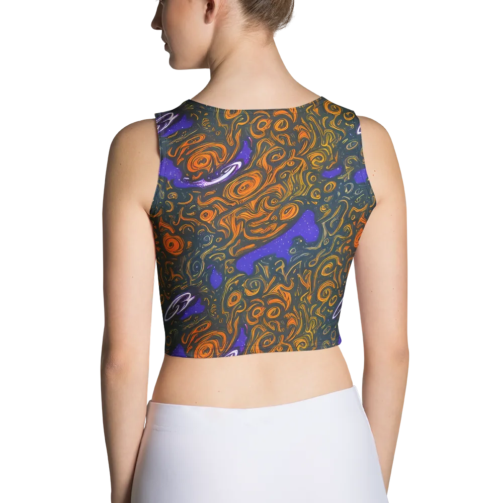 Orbiting Ember on Crop Top — Back