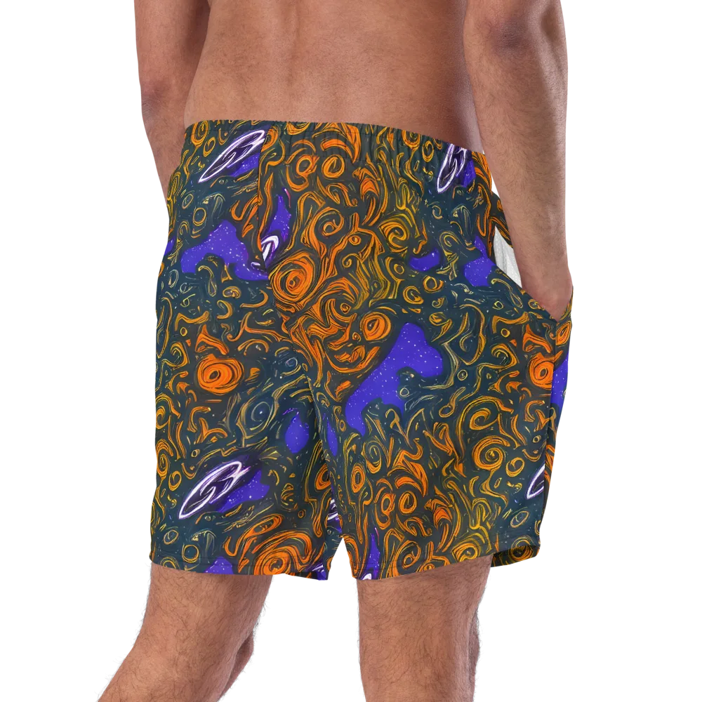 Orbiting Ember on Swim Trunks — Right Back