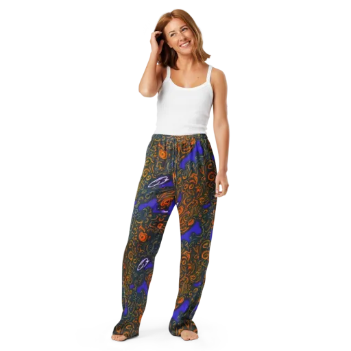 Orbiting Ember on a Women's Pajama Pants