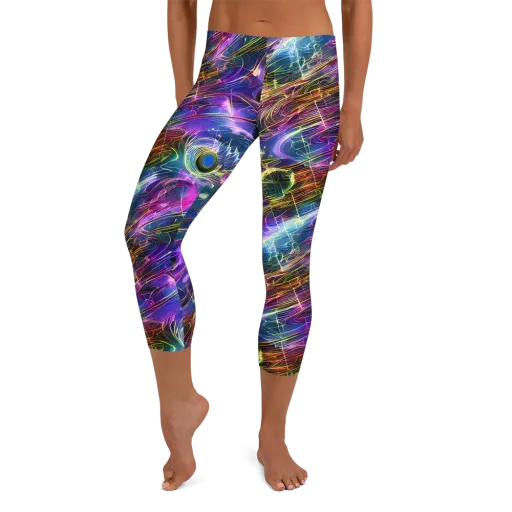Plasma Drift on a Capri Leggings