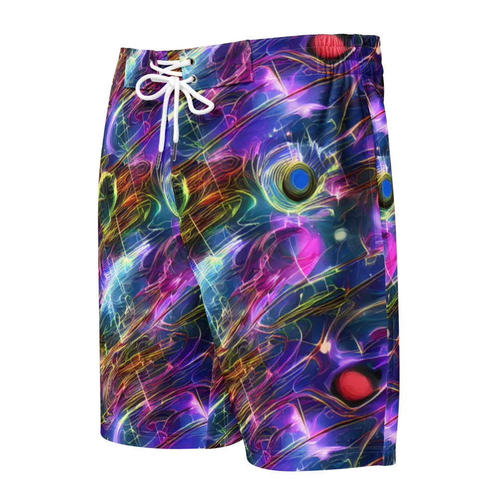 Plasma Drift on Men's Board Shorts — Front