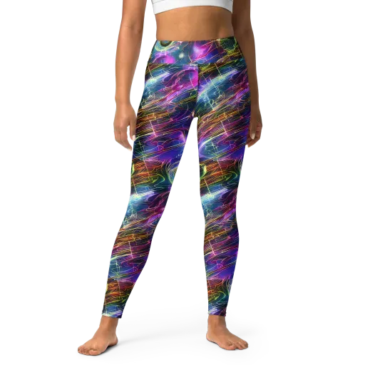 Plasma Drift on a Yoga Leggings