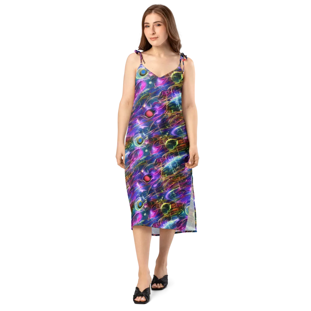 Plasma Drift on Slip Dress — Front