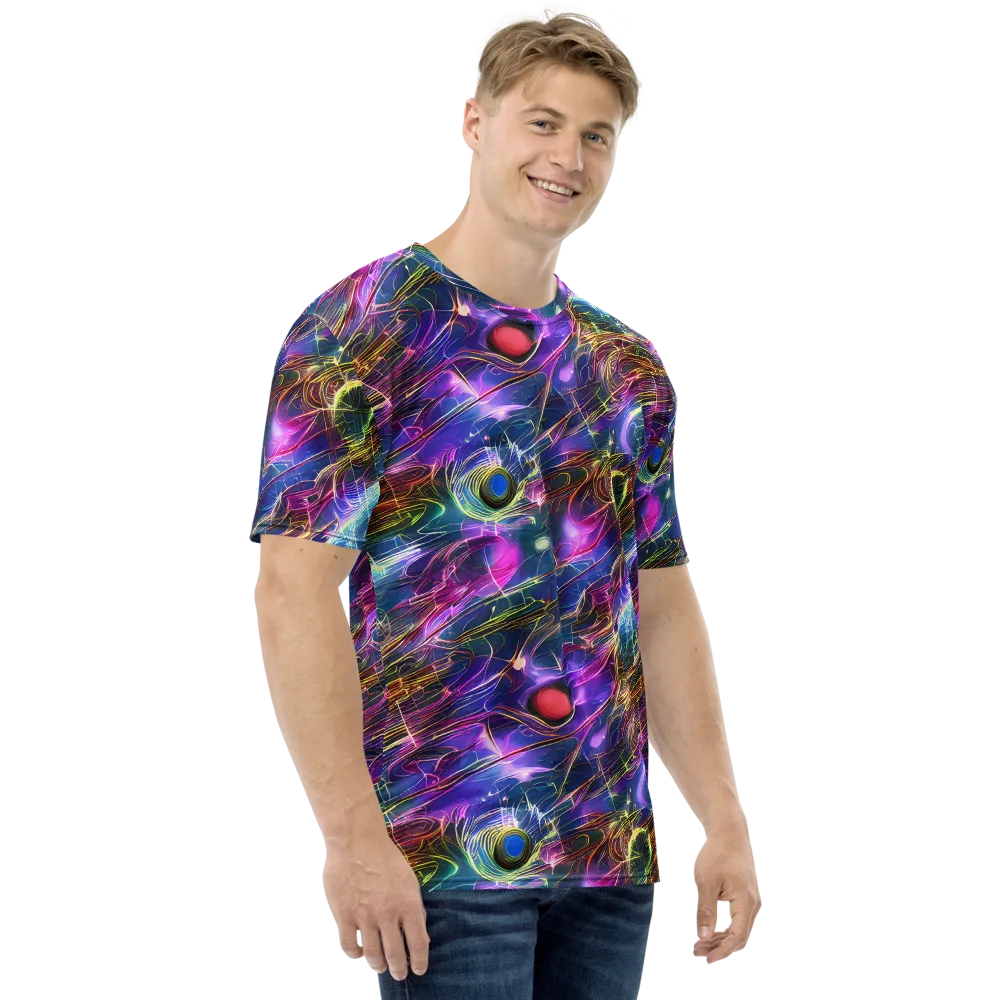 Plasma Drift on Men's Crew Neck T-Shirt — Right
