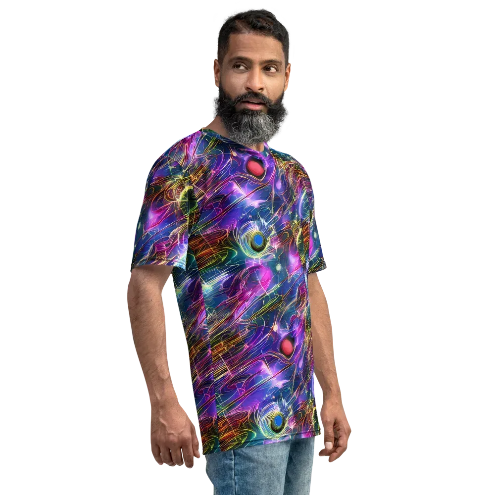 Plasma Drift on Men's Crew Neck T-Shirt — Right
