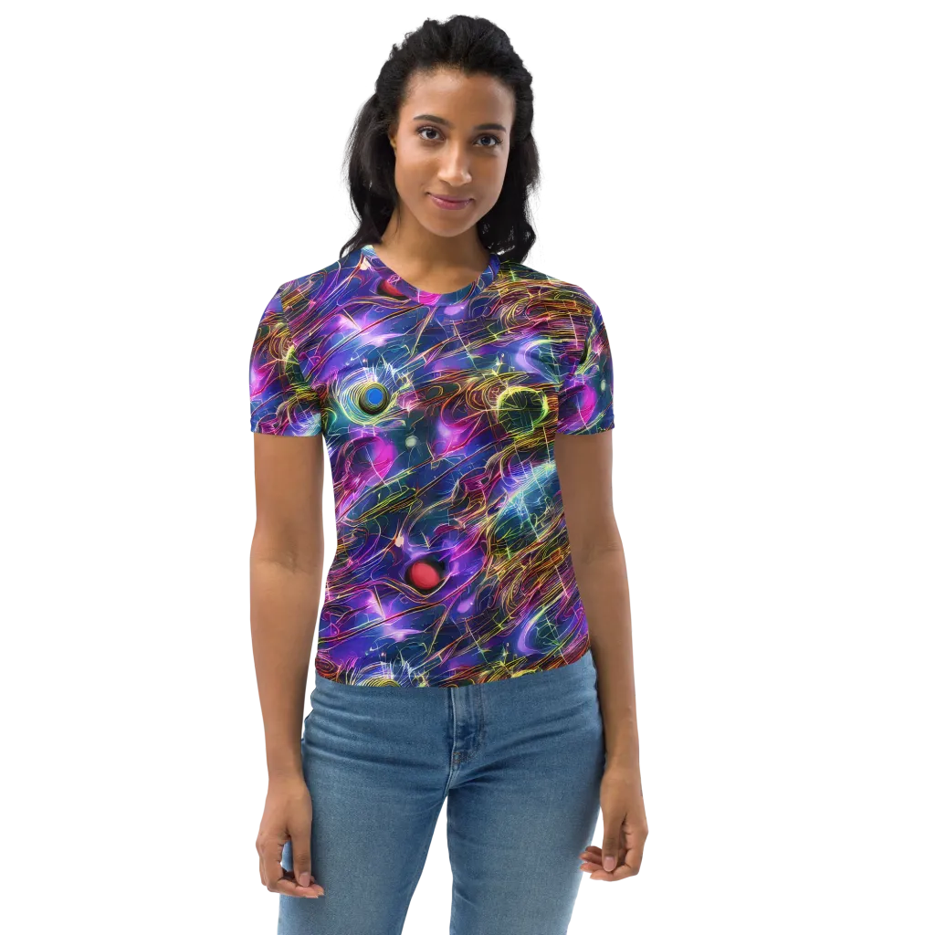 Plasma Drift on Women's Crew Neck T-Shirt — Front