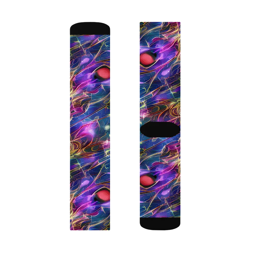 Plasma Drift on Socks — Right Sock