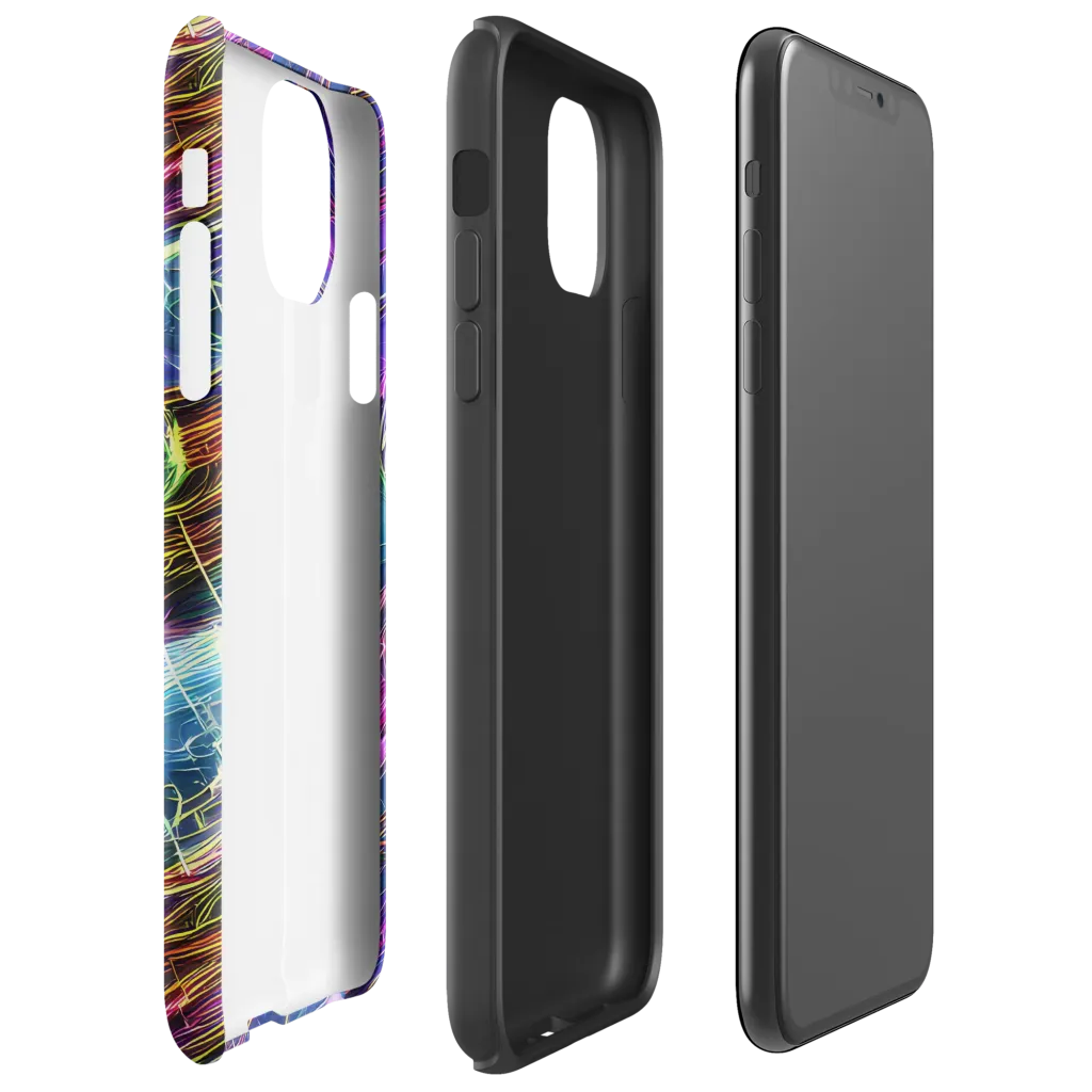 Plasma Drift on Tough Case for iPhone® — Right