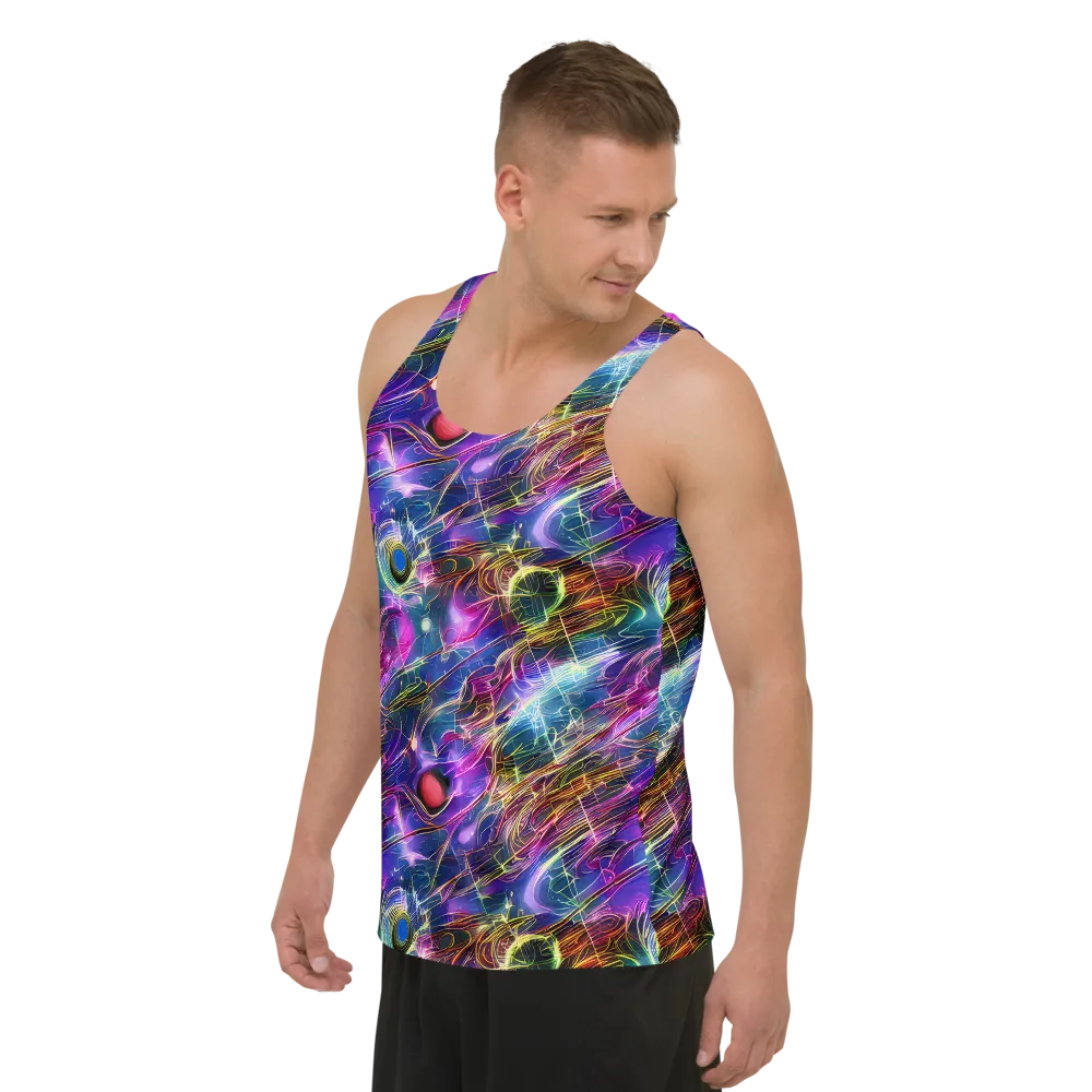Plasma Drift on Men's Tank Top — Left Front