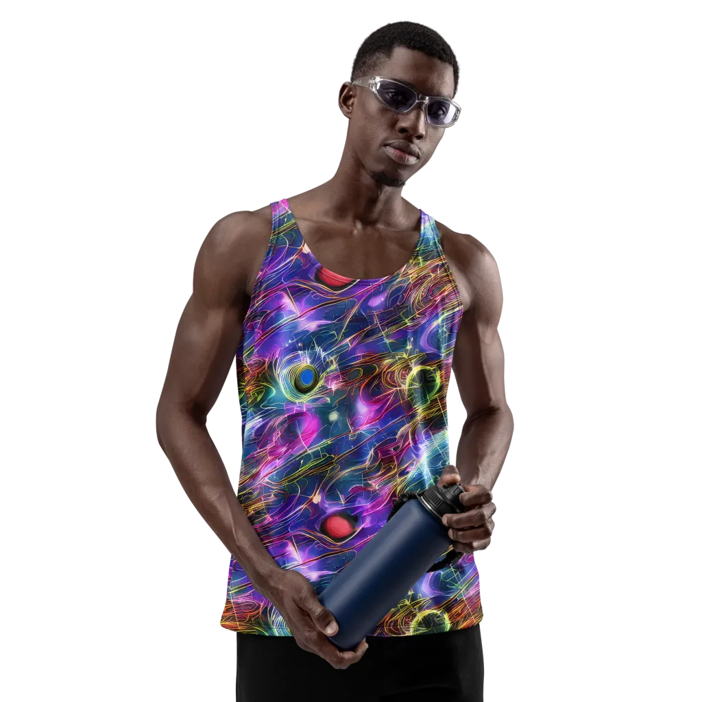 Plasma Drift on Men's Tank Top — Front