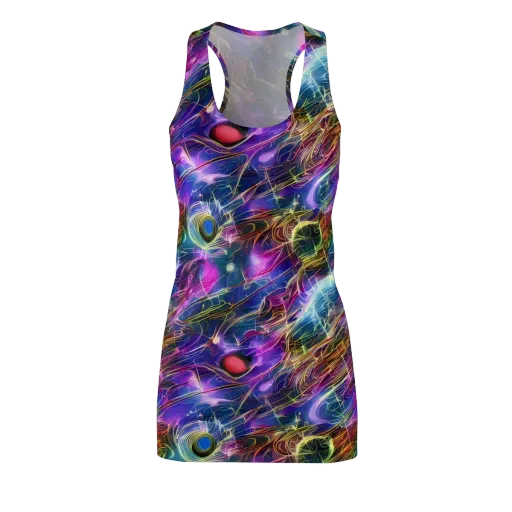 Plasma Drift on a Racerback Dress