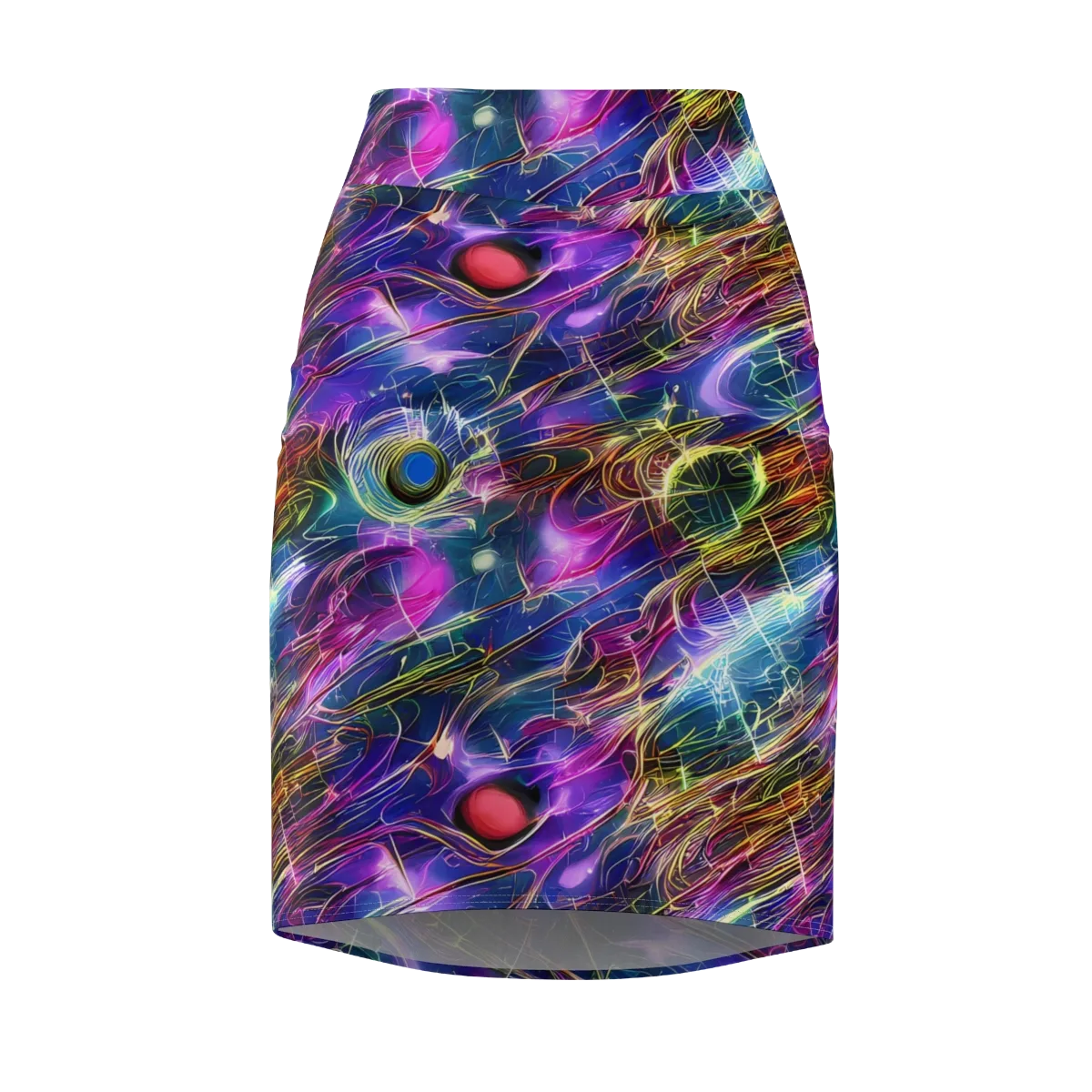 Plasma Drift on Pencil Skirt — Front