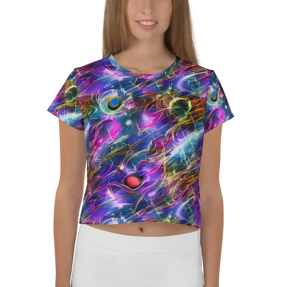 Plasma Drift on Crop Tee — Front