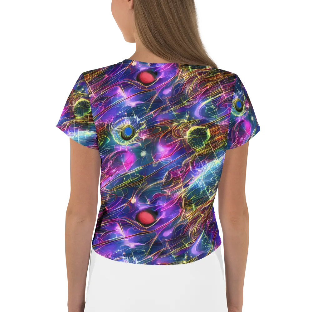 Plasma Drift on Crop Tee — Back