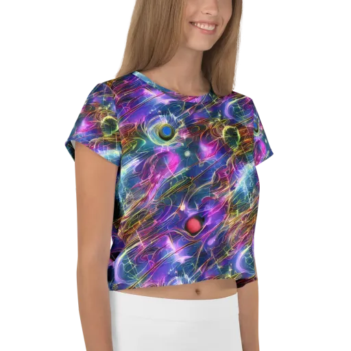 Plasma Drift on a Crop Tee