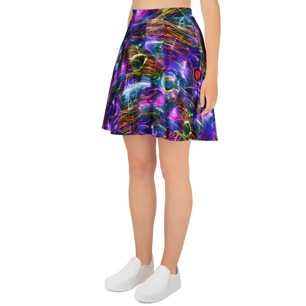 Plasma Drift on Skater Skirt — Left