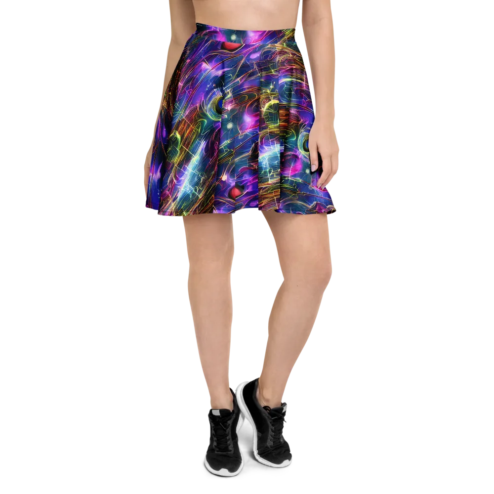 Plasma Drift on Skater Skirt — Front