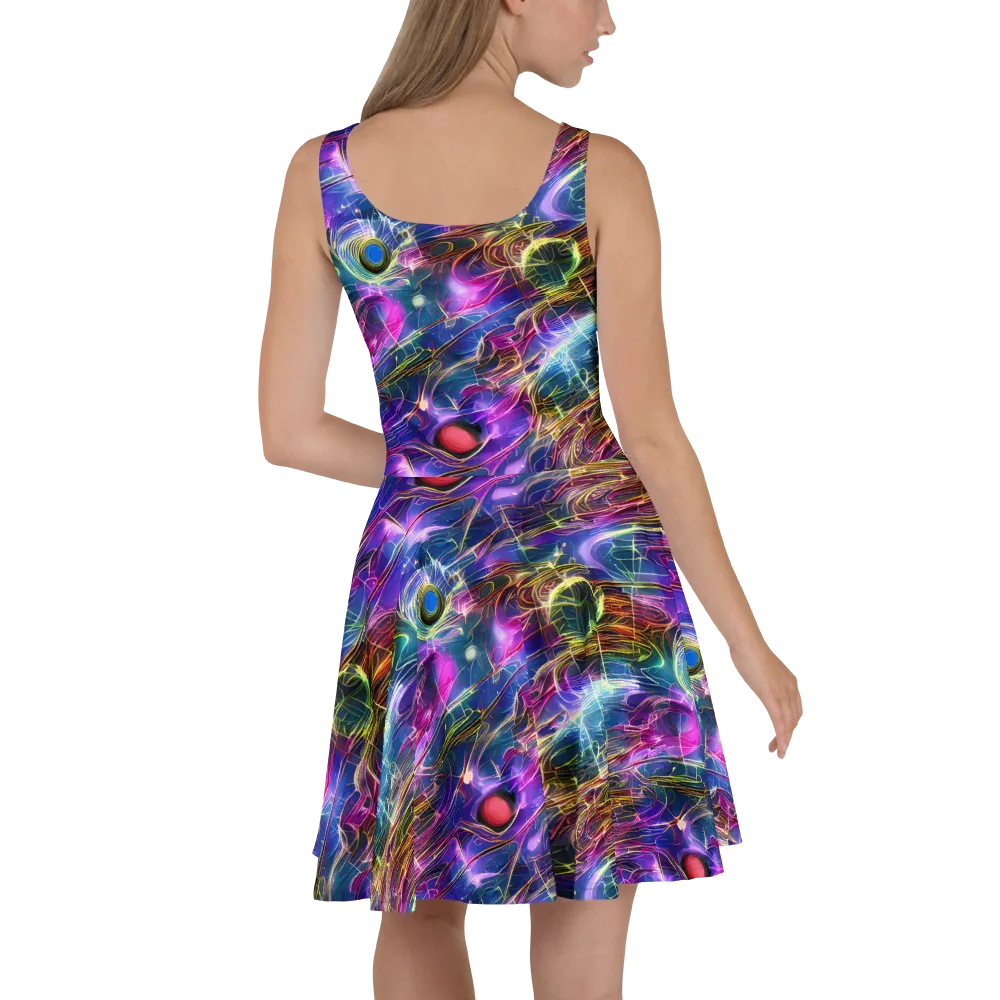 Plasma Drift on Skater Dress — Back