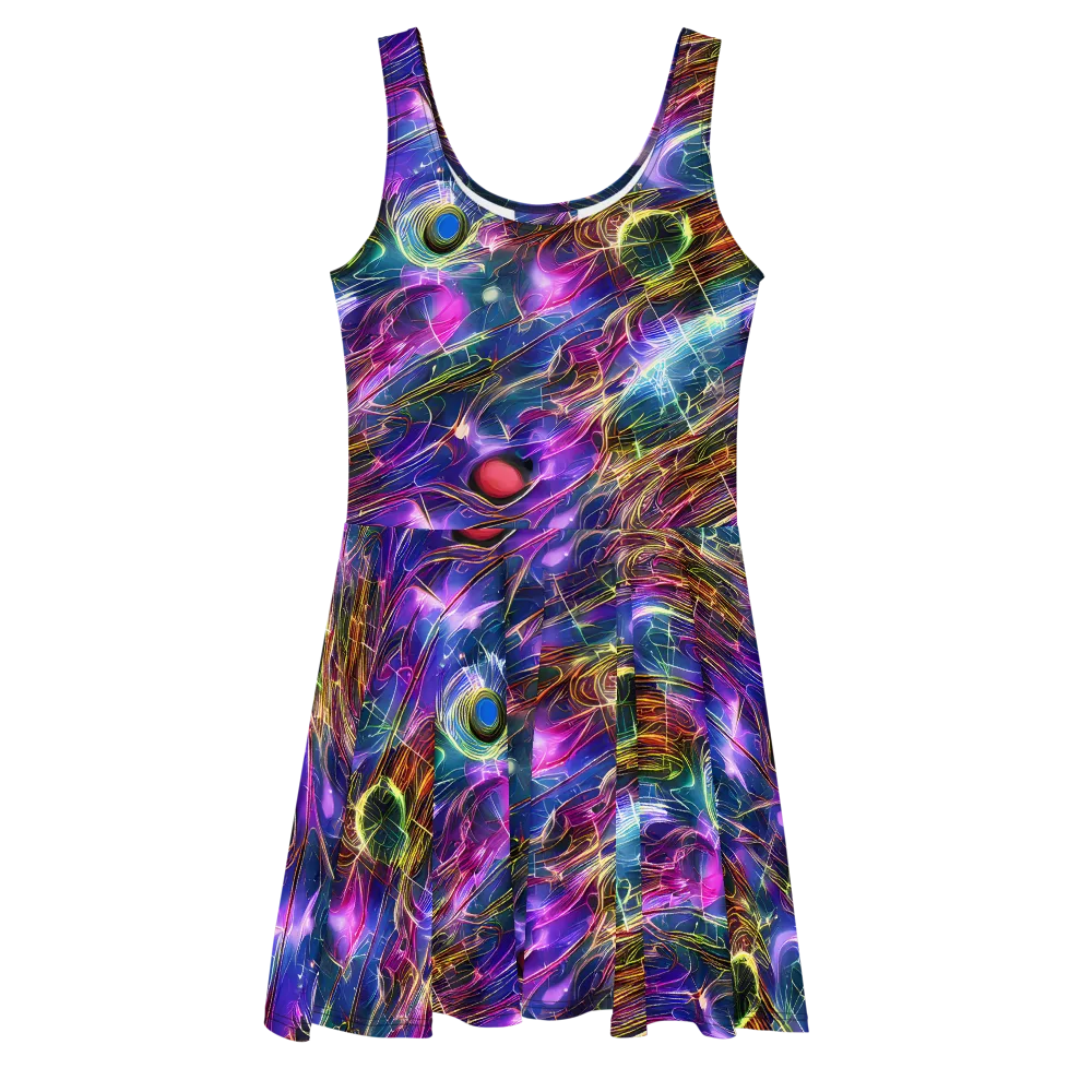 Plasma Drift on Skater Dress — Front