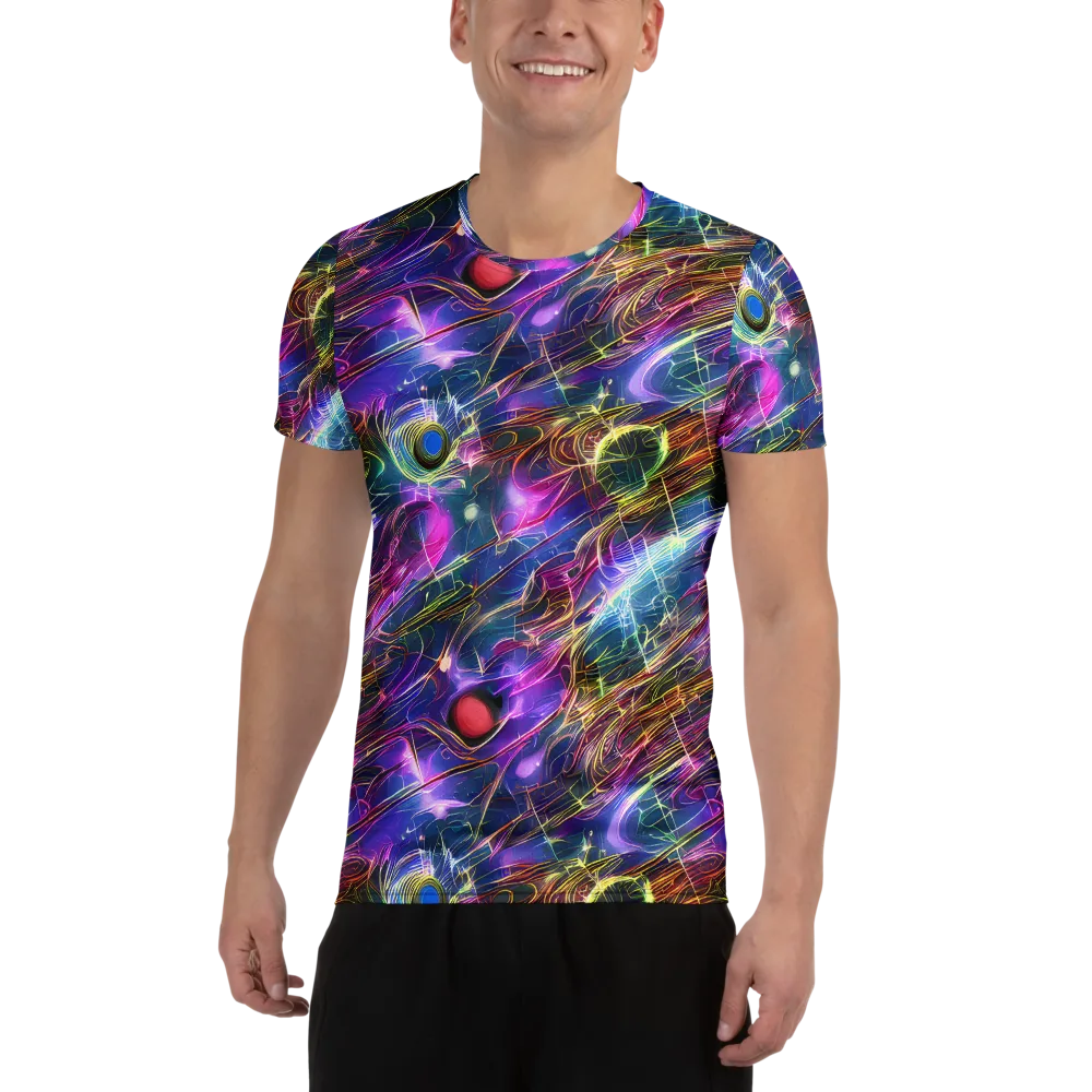 Plasma Drift on Men's Athletic T-Shirt — Front