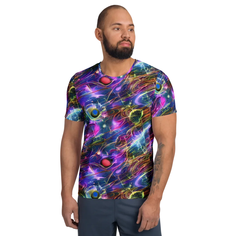 Plasma Drift on Men's Athletic T-Shirt — Front