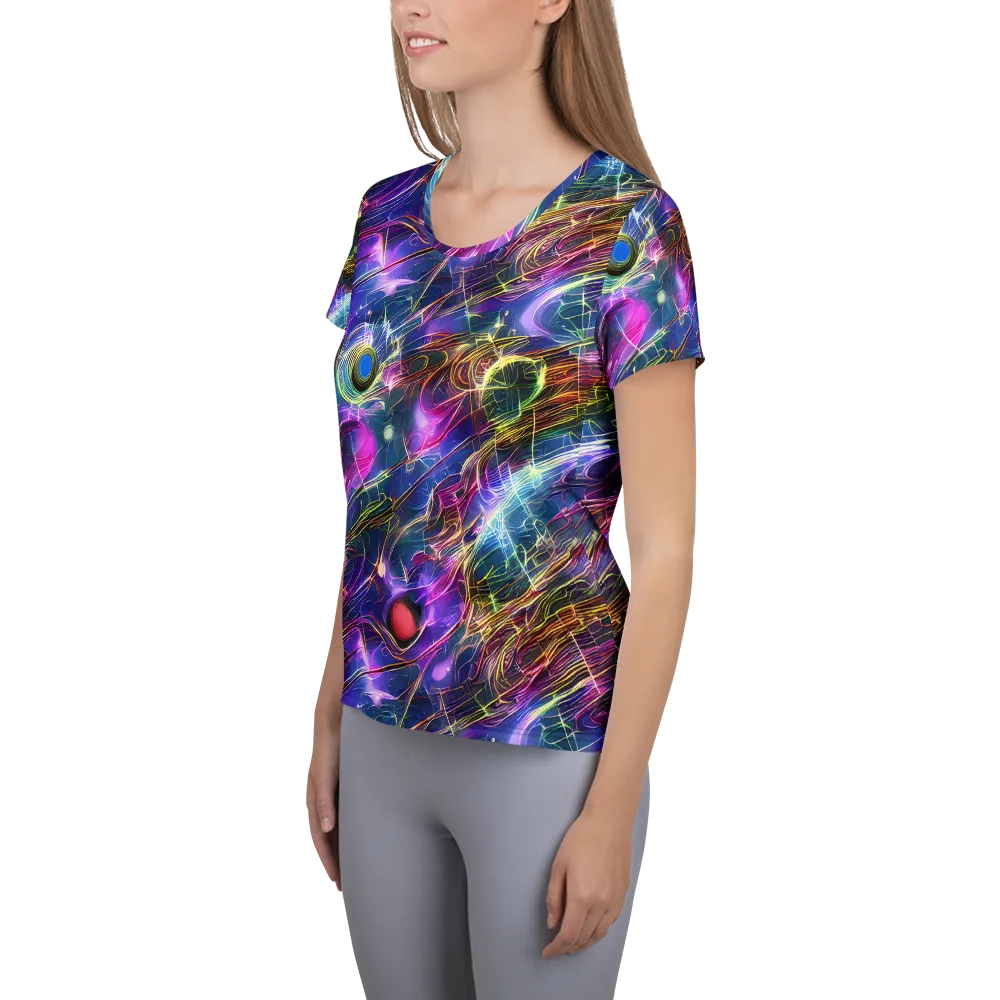 Plasma Drift on Women's Athletic T-Shirt — Left