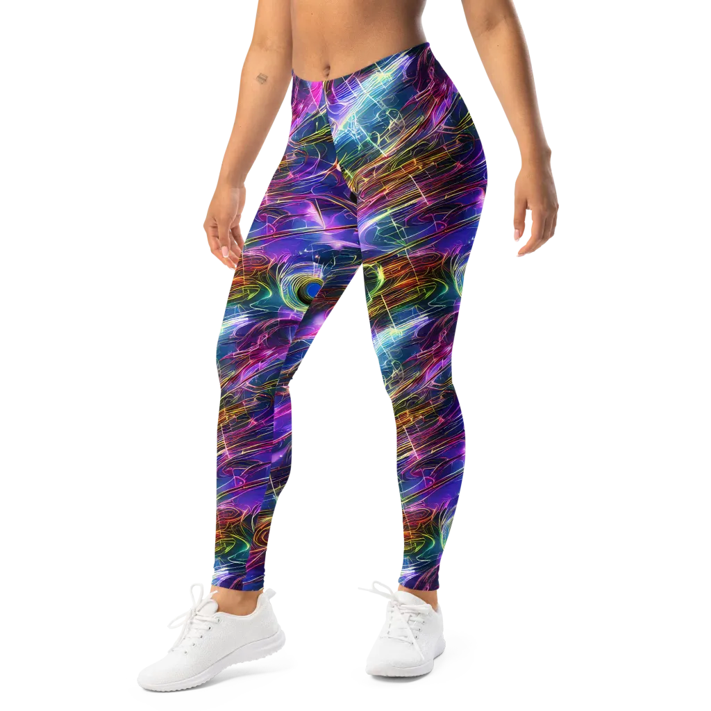 Plasma Drift on Leggings — Left Front