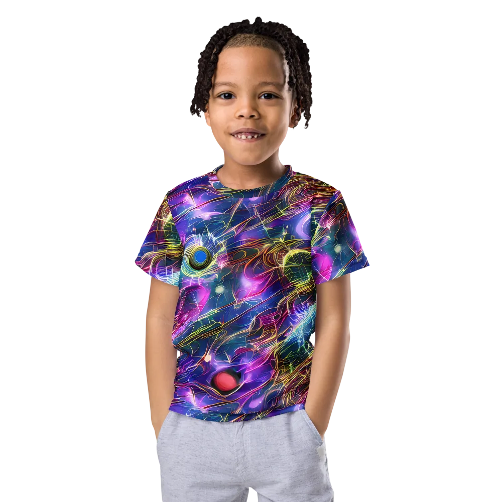 Plasma Drift on Kids Crew Neck T-Shirt — Front