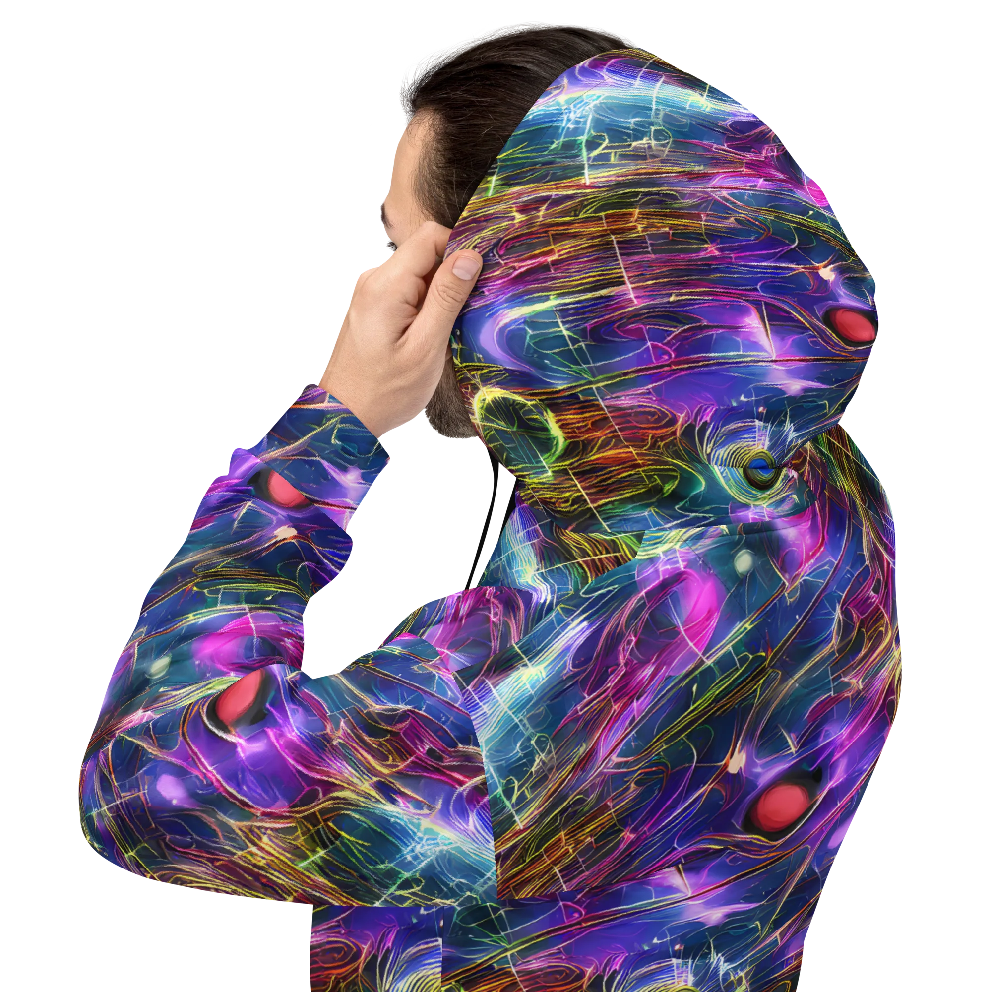 Plasma Drift on Hoodie — Back