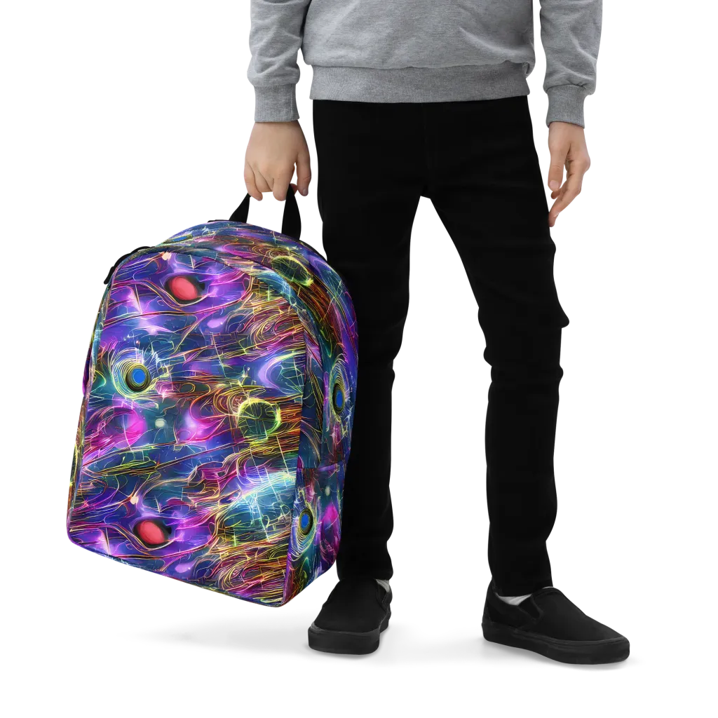 Plasma Drift on Minimalist Backpack — Zoomed-in