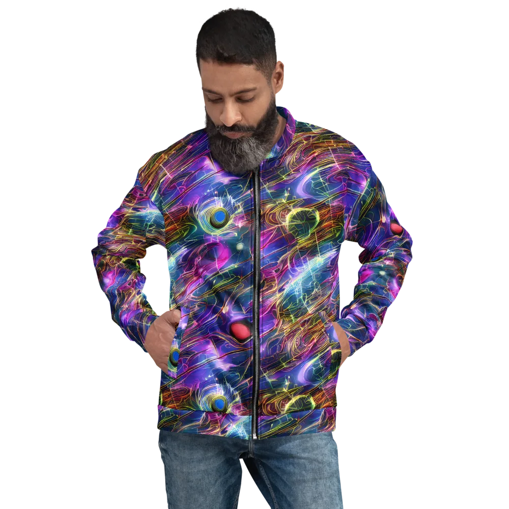 Plasma Drift on Bomber Jacket — Front