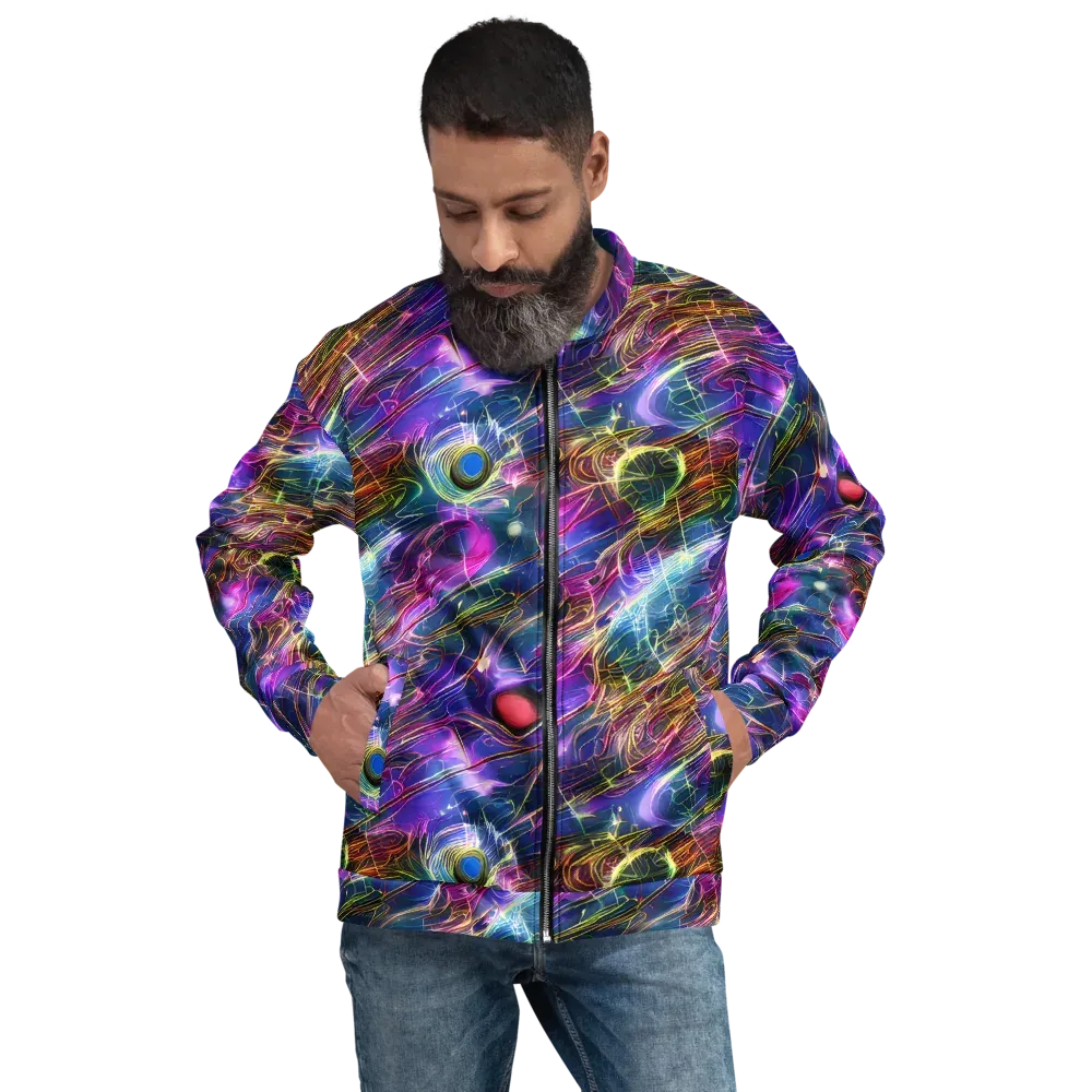 Plasma Drift on Bomber Jacket — Front
