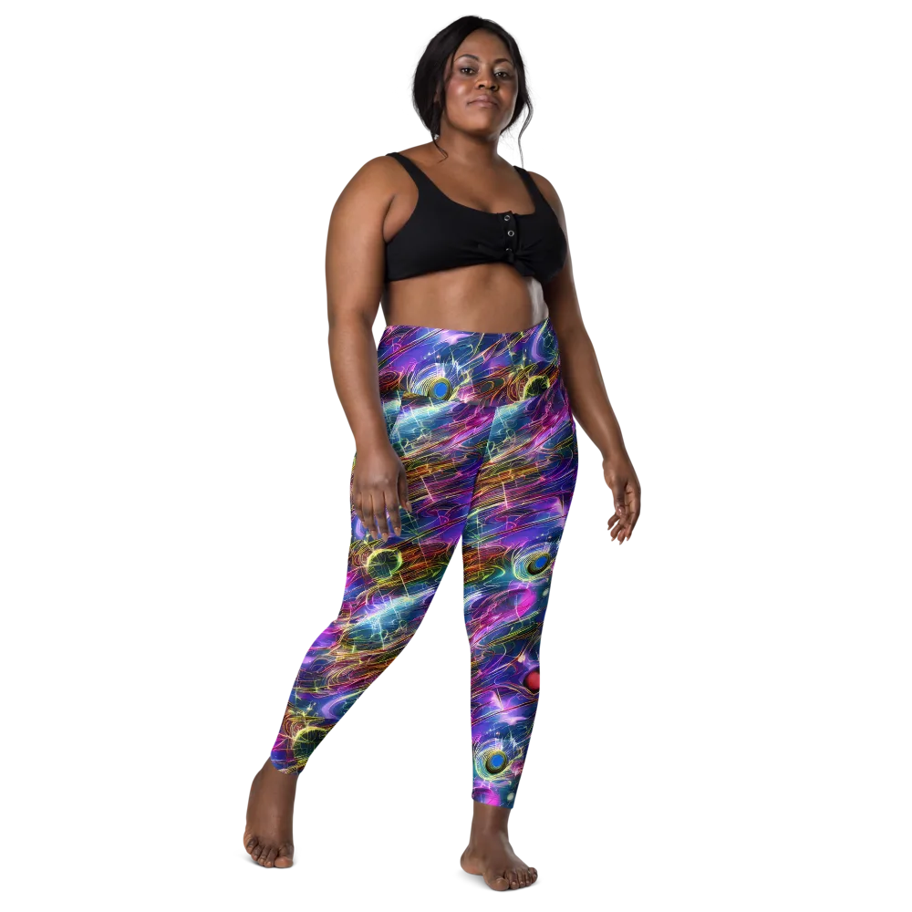 Plasma Drift on Leggings with Pockets — Front